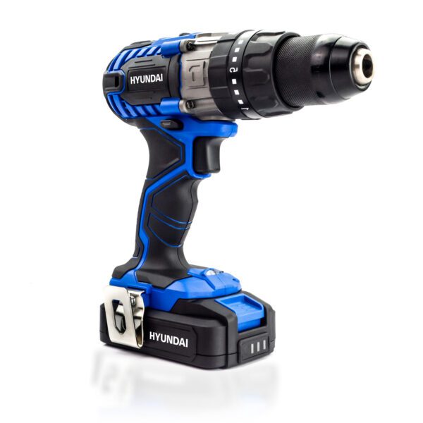 Hyundai 20V MAX Li-Ion Cordless Drill Driver with 13-Piece Drill Accessory Kit | HY2176 - Image 24