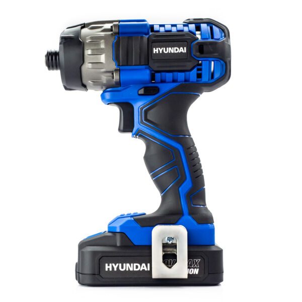 Hyundai 20V MAX 180Nm Li-Ion Cordless Impact Driver and 32-Piece Drill Bit Accessory Set | HY2177 - Image 4