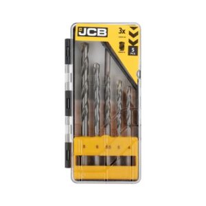 37029 301125 5055803301125 JCB Masonry Drill Bit 5pc set.JPG scaled 2