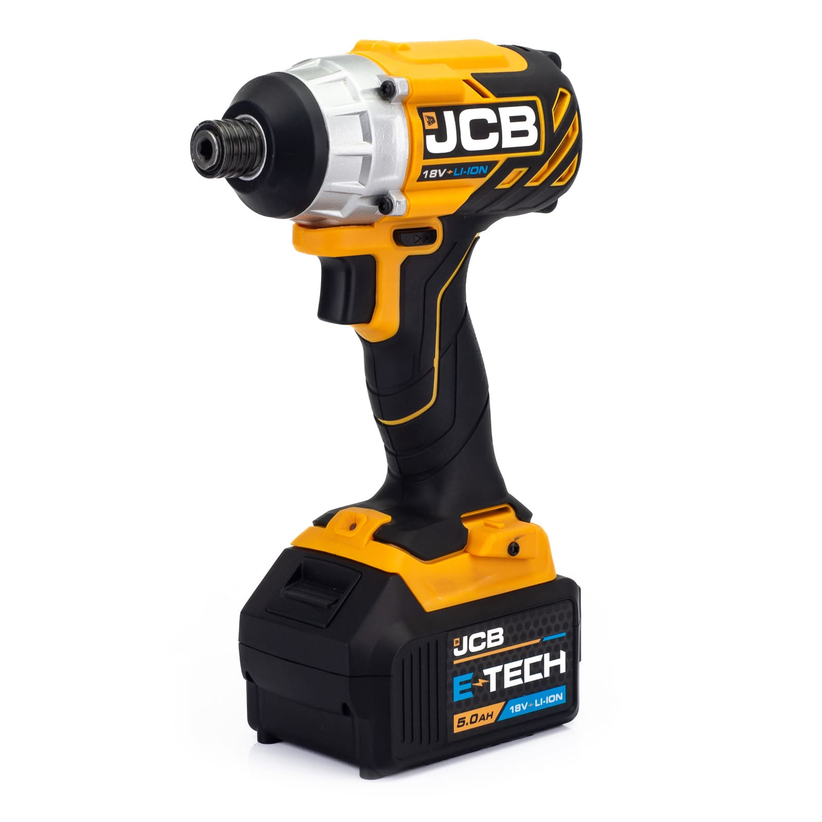 JCB 18V B/L Combi Drill B/L Impact Driver Multi Tool Kit 2x 5.0ah Lithium-Ion Batteries and super fast charger in 26 wheeled kit bag | 21-18TPKMT-5 - Image 9