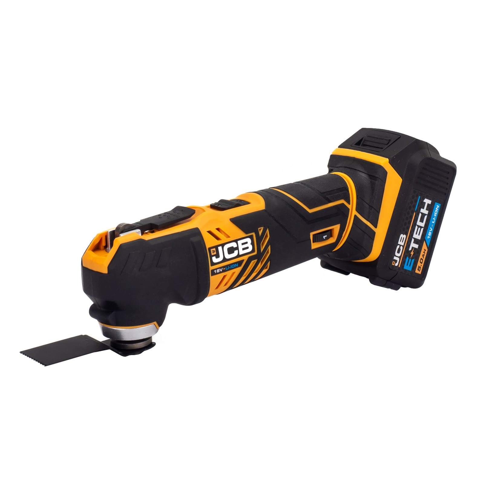 JCB 18V B/L Combi Drill B/L Impact Driver Multi Tool Kit 2x 5.0ah Lithium-Ion Batteries and super fast charger in 26 wheeled kit bag | 21-18TPKMT-5 - Image 7