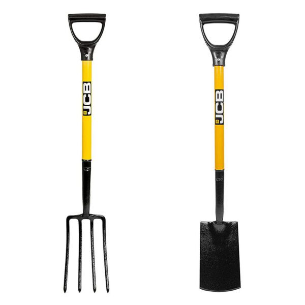 JCB Solid Forged Lightweight Border Fork And Border Spade Set | JCBBDRSET01